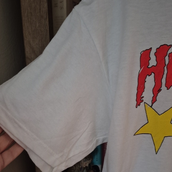 WWE Hulkamania White Tee with Red and Yellow Graphic - Picture 5 of 7